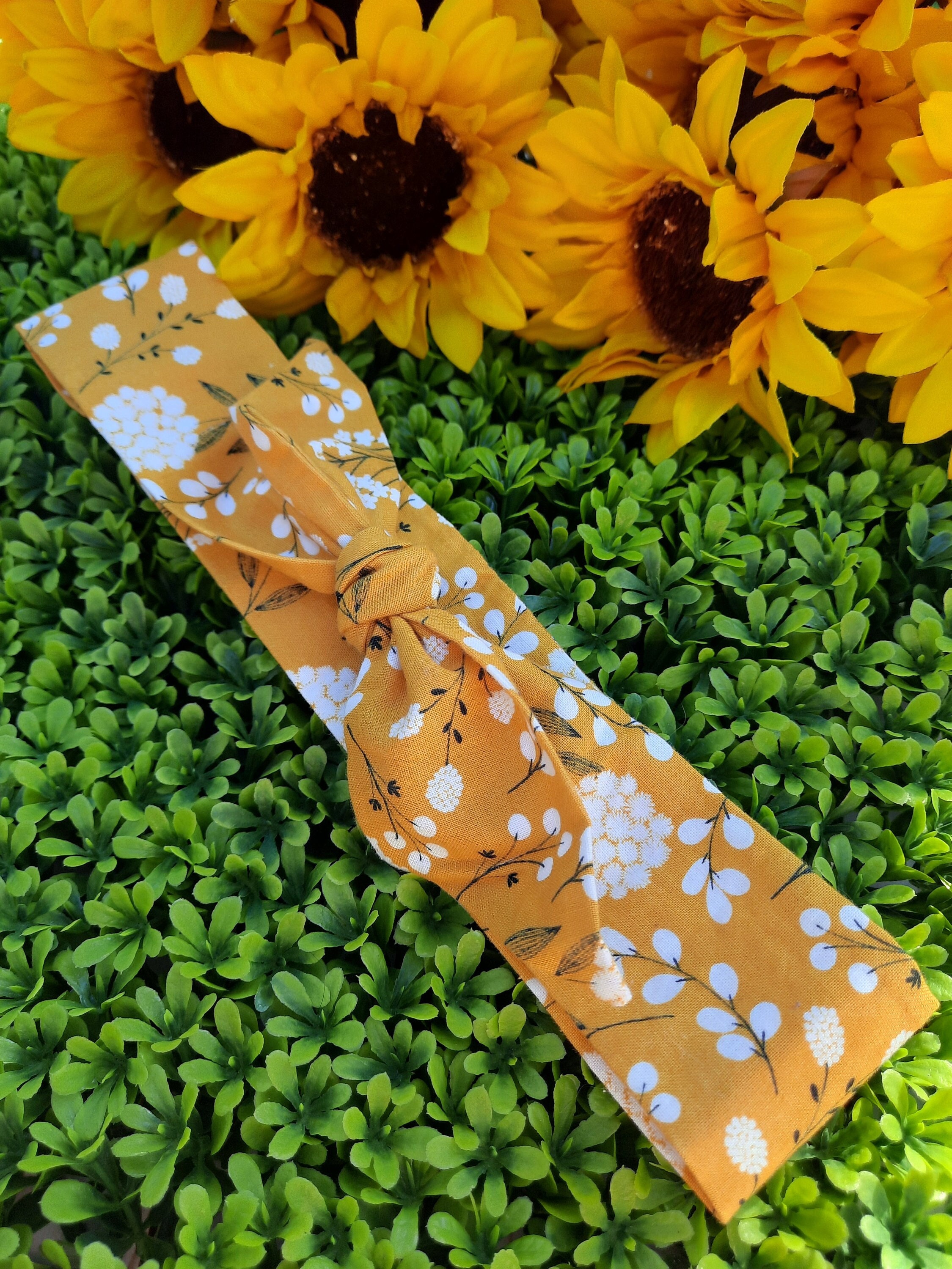 50s Floral Headband - Etsy