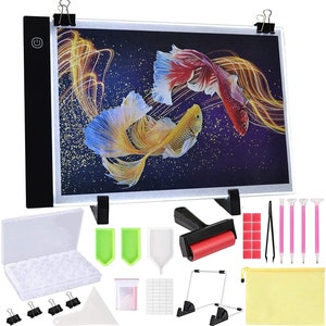 Foldable Stand for Diamond Painting Light Pad Specialty Design for A4 LED  Light Pad Board Tablet of DIY 5D Diamond Painting by Numbers Kit