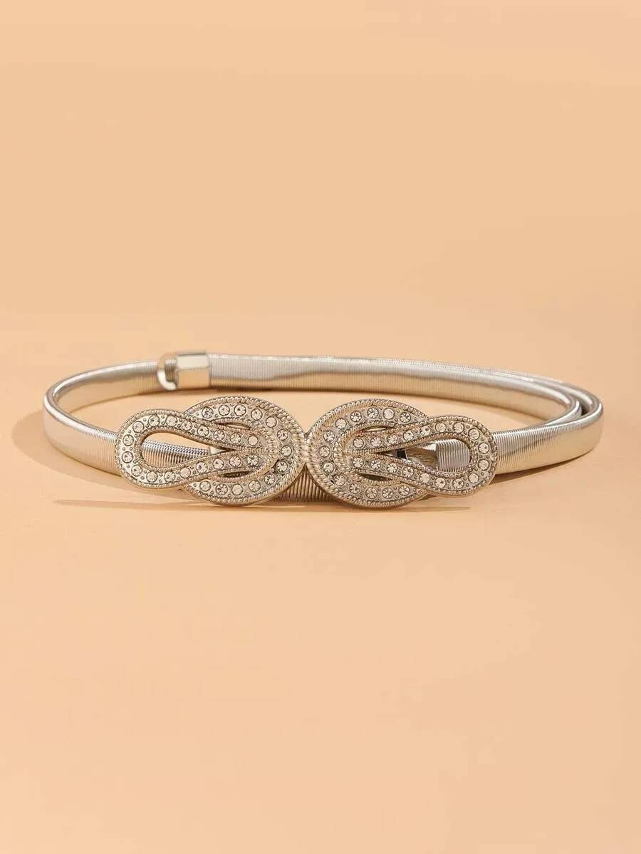 Skinny Rhinestone Stretch Belt. Women Stretch Belt. Fashion Etsy