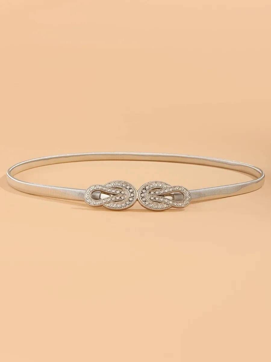 Skinny Rhinestone Stretch Belt. Women Stretch Belt. Fashion Etsy