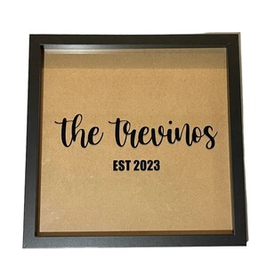 Wedding Display Frame 12 x 12 - Personalized