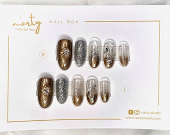 Unhas cromadas/pregos prensados/desenhos de unhas/unhas falsas/unhas adesivas/pregos colados/unhas brilhantes/unhas de strass/unhas postiças