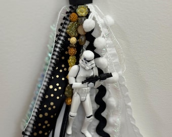 Stormtrooper Bag Charm- Journal Charm Handmade