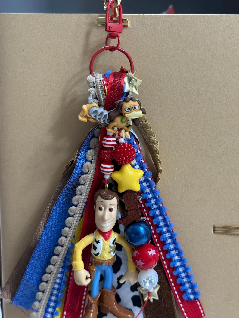Woody Toy Story Bag Charm | Western Cowboy Tassel Purse Accessory afbeelding 7