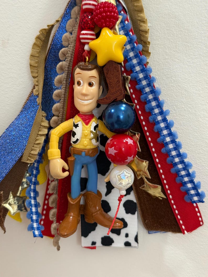 Woody Toy Story Bag Charm | Western Cowboy Tassel Purse Accessory afbeelding 5