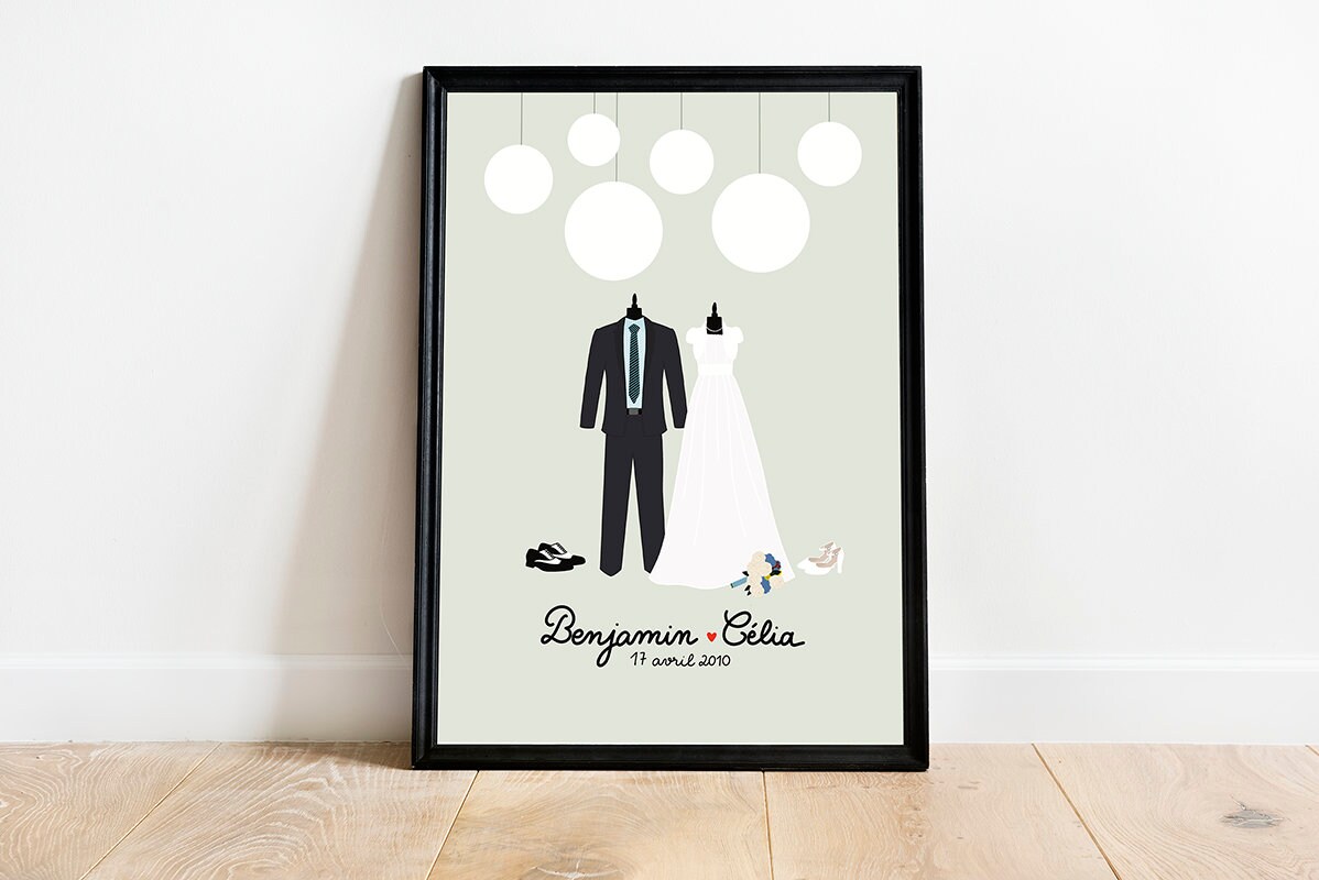 Affiche Personnalisée Mariage