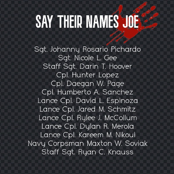 13 Say Their Names Joe Etsy