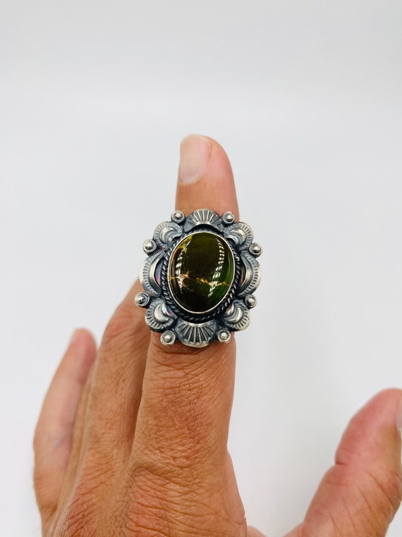 Very Unique Gilbert Tom Statement Ring - image 1