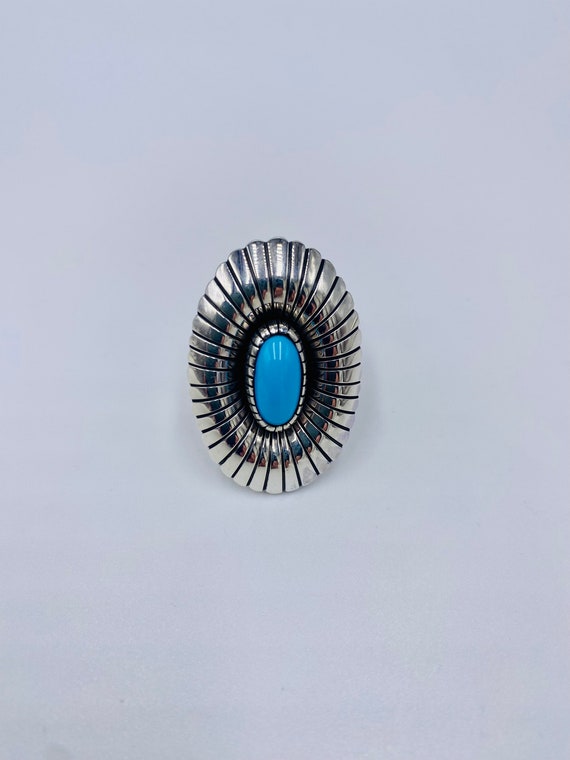 Impressive Navajo Statement Ring - image 1