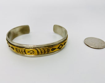 Navajo Golden Bear Bracelet