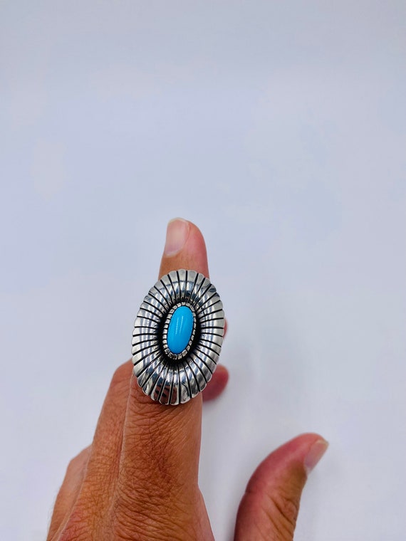 Impressive Navajo Statement Ring - image 2