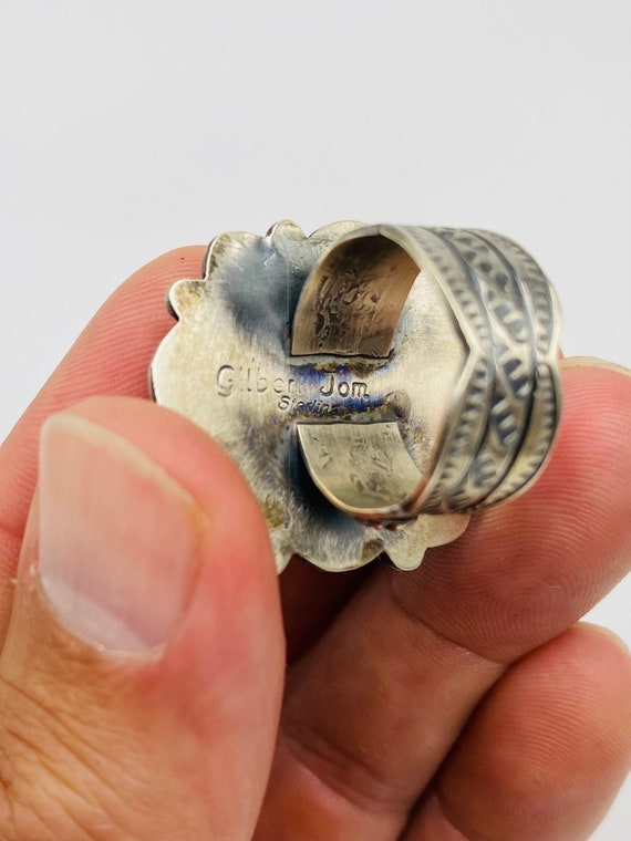 Very Unique Gilbert Tom Statement Ring - image 4