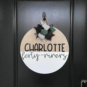 Front Door | Forty Niners | Front Door Wreath | Door Hanger | Door Wreath | Housewarming Gift | Closing Gift | Sports