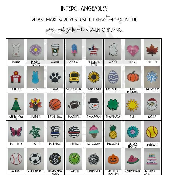 Interchangeable | Welcome Sign | Front Door | All Seasons