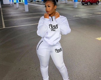 pink jogging suits