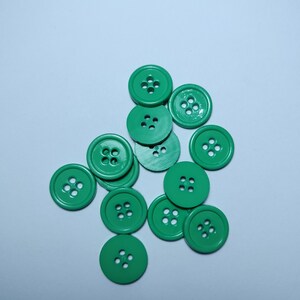 Lime green buttons