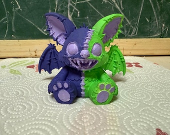 Gothic vampire bear  doll / figurine