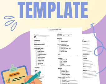 Snf Occupational Therapy Evaluation Template - Etsy