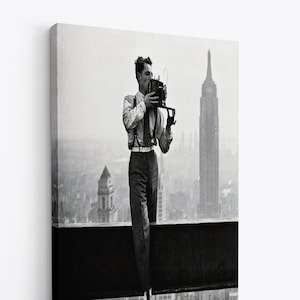 1930 Fotógrafo de un almuerzo en lo alto de un rascacielos Empire State Building Nueva York Trabajadores del acero de la ciudad de Nueva York, blanco y negro, Charles Clyde Ebbets