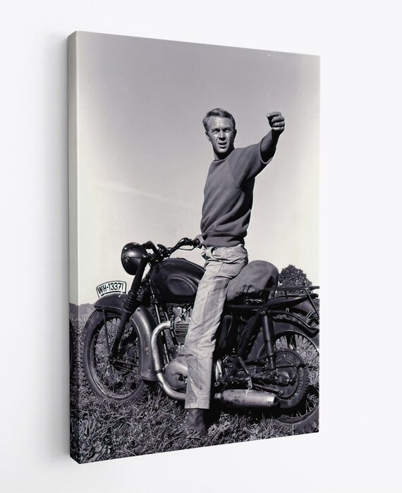 Steve Mcqueen Legend the Great Escape Motorcycle Racing Movie Set