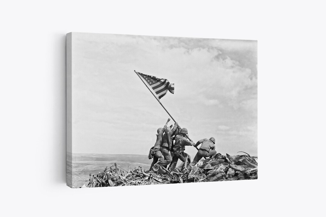 Patriotic Raising American Flag Iwo Jima by Six US Marines on Etsy