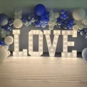 Letras gigantes 3D personalizadas para bodas, letrero de marquesina iluminado, números independientes, letras iluminadas, alfabeto con bombillas de acero inoxidable, decoración para bodas