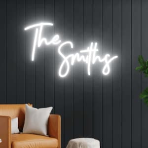 Design It Yourself Neon Sign for Wedding, Light,Neon Name Signs,Family Name Signs,Name Signs Custom,Last Name Lights