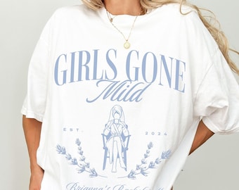 Girls Gone Mild Bachelorette Party Comfort Colors Oversized T-Shirt