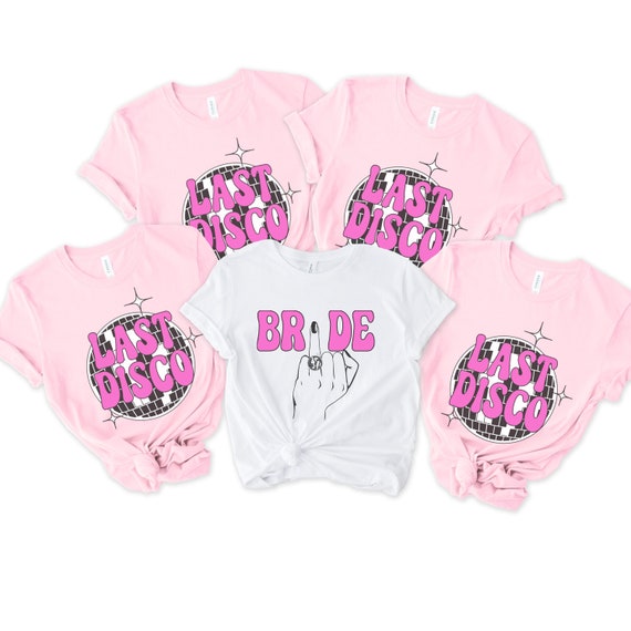 Disco Bachelorette Party Shirts: Bride & Last Disco
