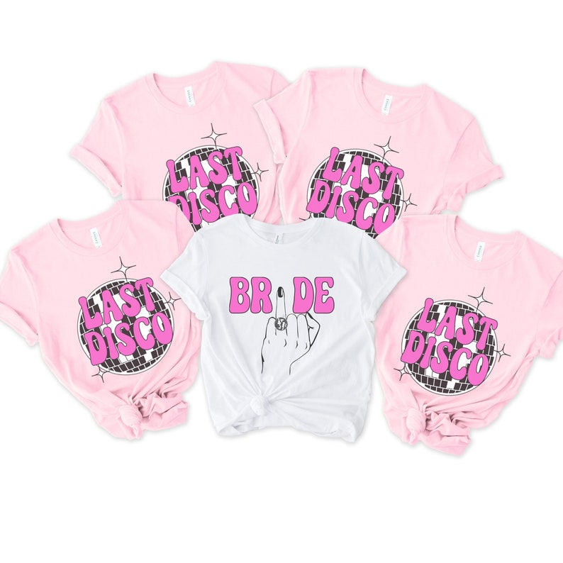 Disco Bachelorette Party Shirts: Bride & Last Disco bild 1