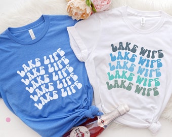 Lake Bachelorette Party, Lake Wife, Bachelorette Shirts, Camping Bachelorette, Mountain Lake Tshirts, Bridal Party Shirt, Adventure