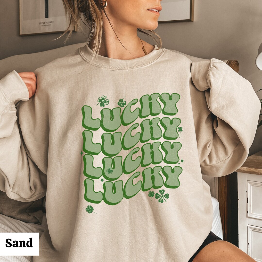 lucky sweater st patricks day