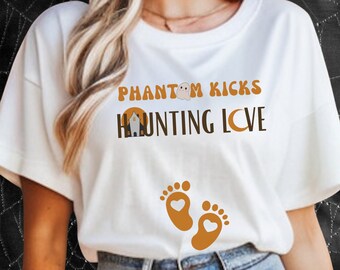 Phantom Kicks Postpartum Tee, Halloween New Mom Gift