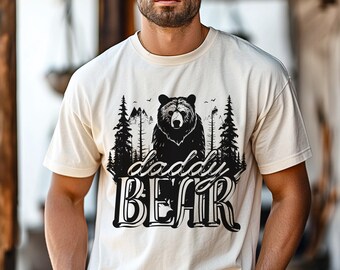 Comfort Colors Daddy Bear T-Shirt | LGBTQ+ Bear Community Apparel