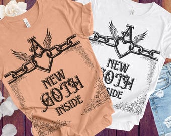 Gothic Pregnancy Announcement Shirt - Alternative Mom Tee
