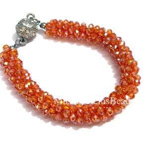 Red Zircon Colour Faceted Rondelle Shape Beads, 6" Strand, Silver Lock,  Zircon Handmade Gemstone Beads, For Jewelry Bracelet
