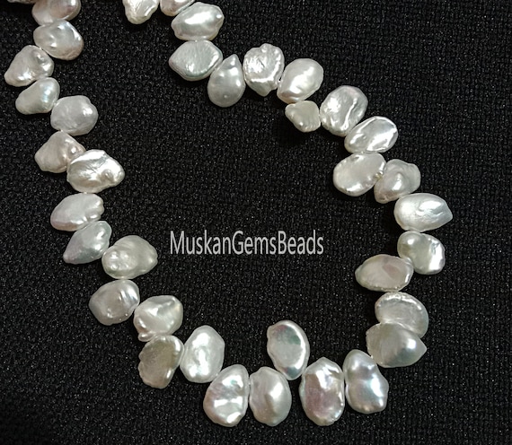 Fresh Water White Pearl Untreated Rough Beads Jewelry Craft Natural Pearl Unshaped Nuggets Gemstone Beads 8strand Etsy