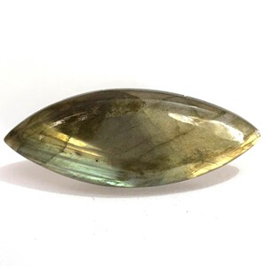 Natural Labradorite Fire Smooth Long Marquise Shape, Cabochon Loose Stone, Multi Fire Handmade Gemstone,