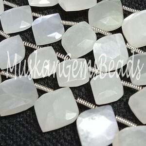 100 Ct Rainbow Moonstone Pear Shape Gemstone Lot, Faceted Moonstone Lot