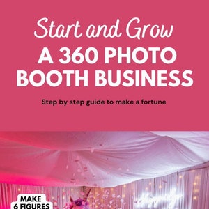 Start And Grow A 360 Photo Booth Business | Step by step guide