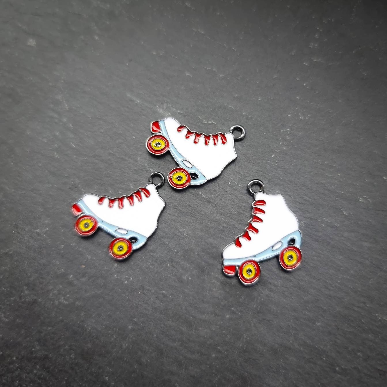 Retro Roller Skate Charms for Jewellery Making Etsy UK