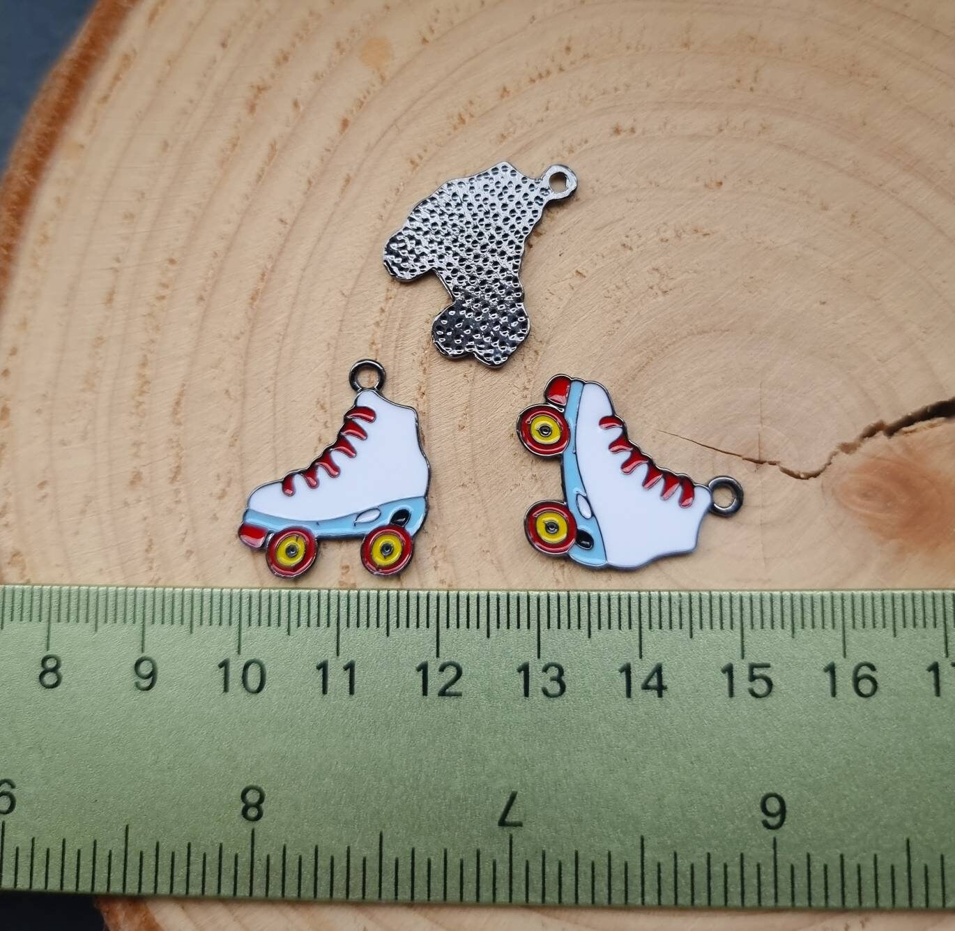 Retro Roller Skate Charms for Jewellery Making Etsy UK