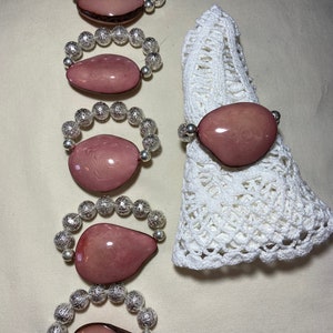 Pink Tagua Nut Napkin Holders