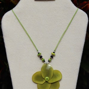 Green Tagua Nut Rose