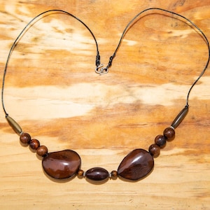 Brown Tagua Nut Necklace