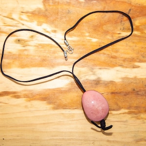 Pink Tagua Nut Pendant