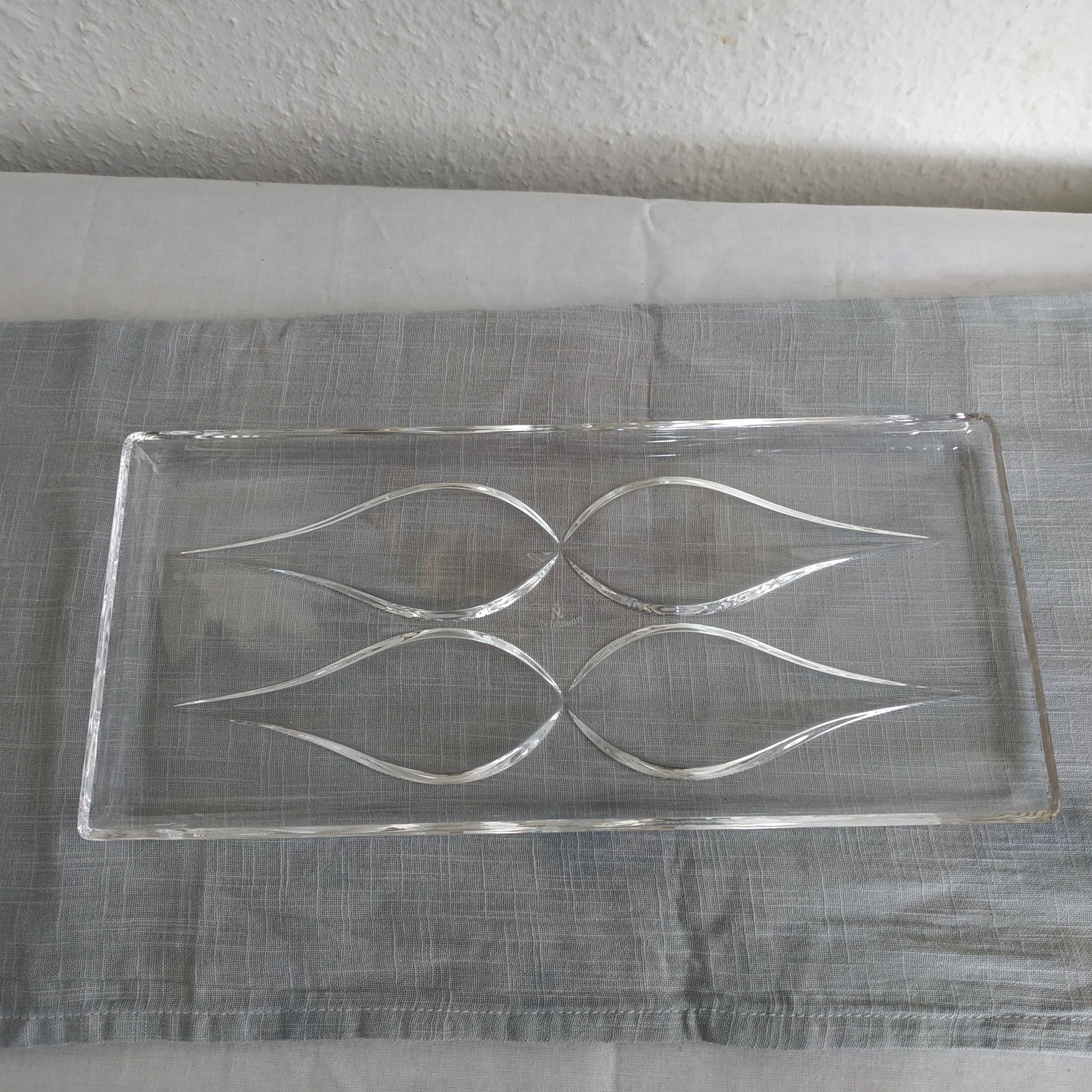 Cristallerie Nachtmann-Plat en Cristal de Bavière Vintage