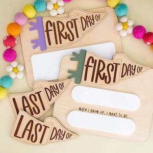 Reusable First and Last Day of School Sign: Photo Prop | Back to School | First Day of School Photos