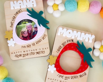 Mother's Day Gift | Personalized Mother's Day Frame | Gift for Grandparent | Custom Fridge Frame | Happy Birthday Gift