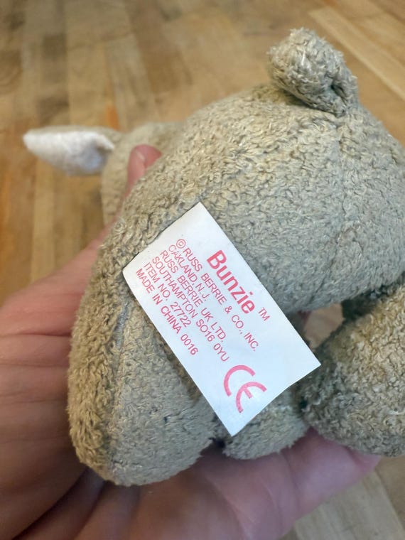 Russ Berrie Luv Pets Bunzie Bunny Rabbit Bean Bag Plush 5” Tan - Etsy